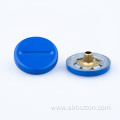 shiny golden square shape press metal snap buttons